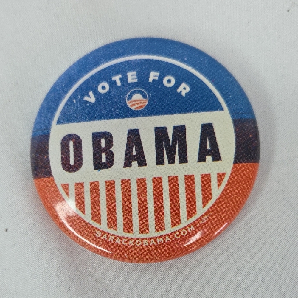 Vote for Obama Button 2008 Election Button 2010s Style Aesthetic Nostalgic